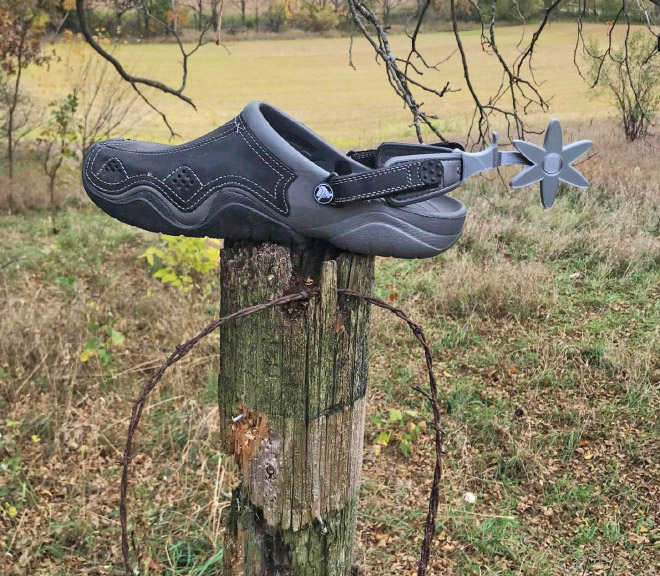 Des éperons pour crocs Des eperons pour crocs 2 Des-eperons-pour-crocs-2