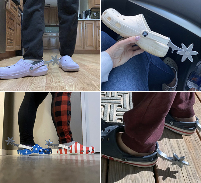 Des éperons pour crocs Des eperons pour crocs 5 Des-eperons-pour-crocs-5