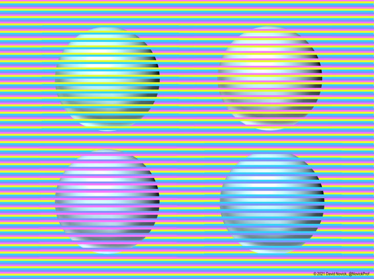 Illusion de Munker-White : toutes ces boules sont de la même couleur Illusion de Munker White toutes ces boules sont de la meme couleur 3 Illusion-de-Munker-White-toutes-ces-boules-sont-de-la-meme-couleur-3
