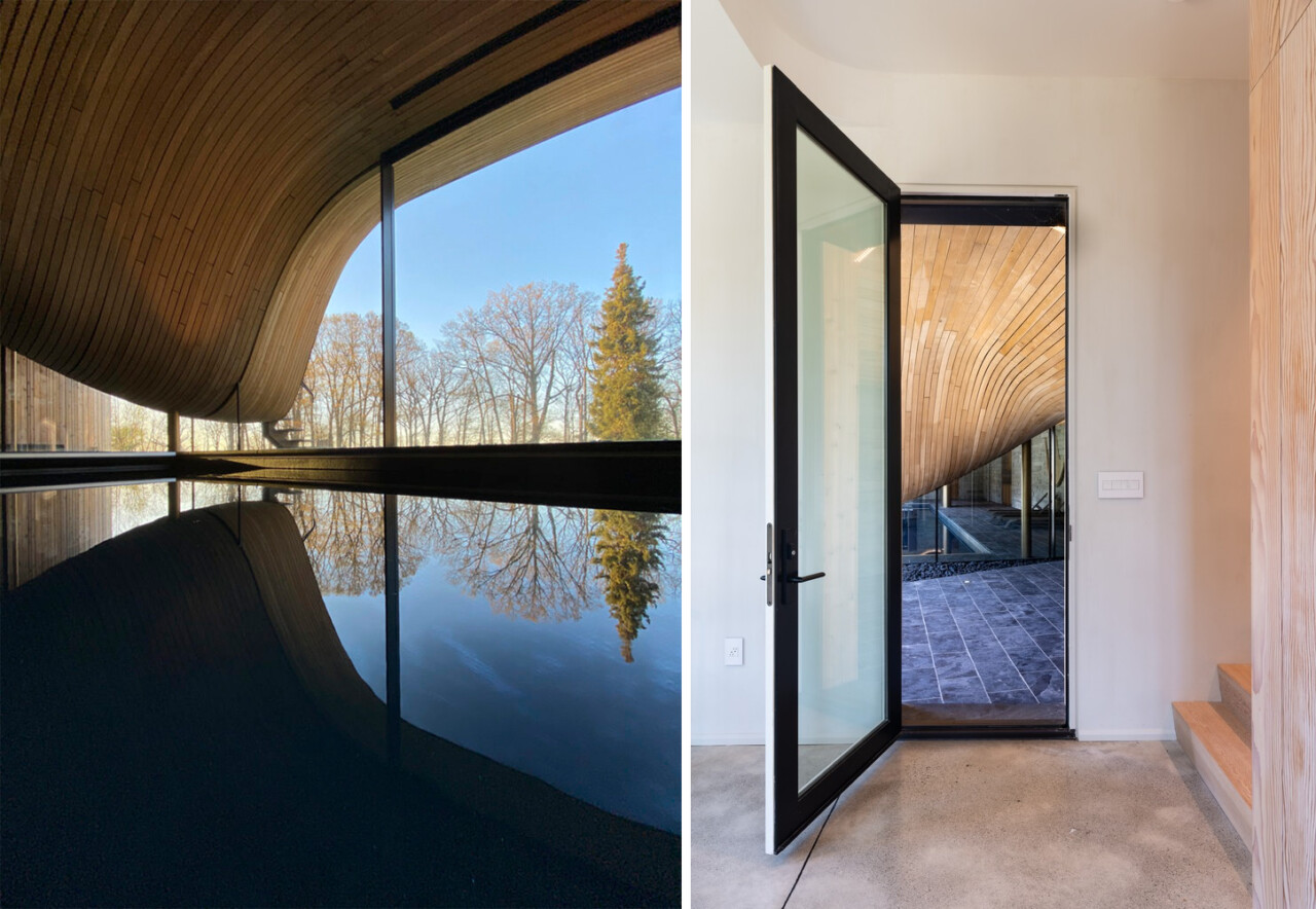 Fold House - une magnifique piscine couverte avec un toit ondulé Fold House une magnifique piscine couverte avec un toit ondule 4 Fold-House-une-magnifique-piscine-couverte-avec-un-toit-ondule-4