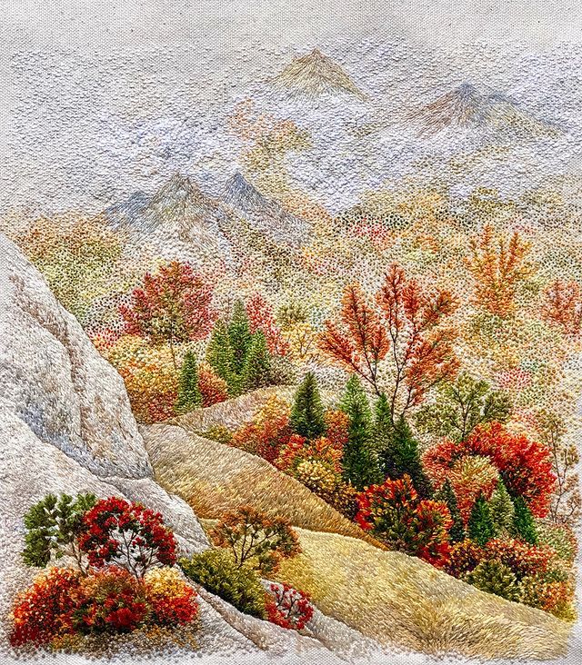 Les délicieuses broderies de paysages de Katrin Vates Les delicieuses broderies de paysages de Katrin Vates 10 Les-delicieuses-broderies-de-paysages-de-Katrin-Vates-10
