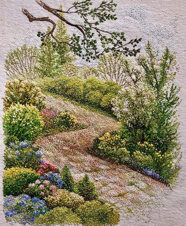 Les délicieuses broderies de paysages de Katrin Vates Les delicieuses broderies de paysages de Katrin Vates 4 Les-delicieuses-broderies-de-paysages-de-Katrin-Vates-4