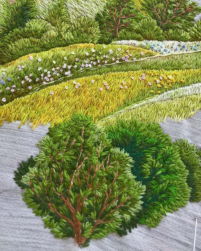 Les délicieuses broderies de paysages de Katrin Vates Les delicieuses broderies de paysages de Katrin Vates 5 Les-delicieuses-broderies-de-paysages-de-Katrin-Vates-5