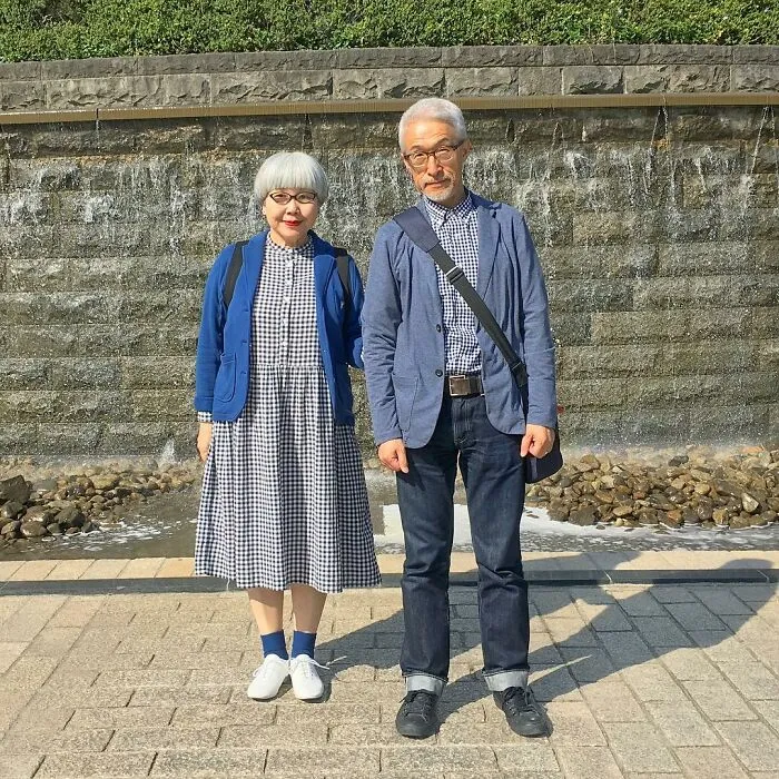 Bon et Pon, ce couple japonais assorti chaque jour depuis de nombreuses années Bon et Pon ce couple japonais assorti chaque jour depuis de nombreuses annees 3 Bon-et-Pon-ce-couple-japonais-assorti-chaque-jour-depuis-de-nombreuses-annees
