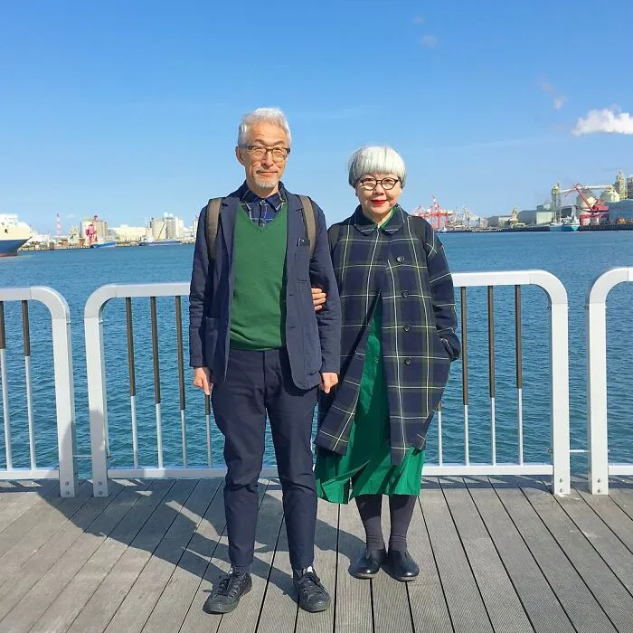 Bon et Pon, ce couple japonais assorti chaque jour depuis de nombreuses années Bon et Pon ce couple japonais assorti chaque jour depuis de nombreuses annees 5 Bon-et-Pon-ce-couple-japonais-assorti-chaque-jour-depuis-de-nombreuses-annees