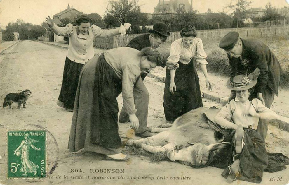 Des gens tombant des ânes dans des cartes postales vintage de Le Plessis-Robinson Des gens tombant des anes dans des cartes postales vintage de Le Plessis Robinson 11 Des-gens-tombant-des-anes-dans-des-cartes-postales-vintage-de-Le-Plessis-Robinson-11