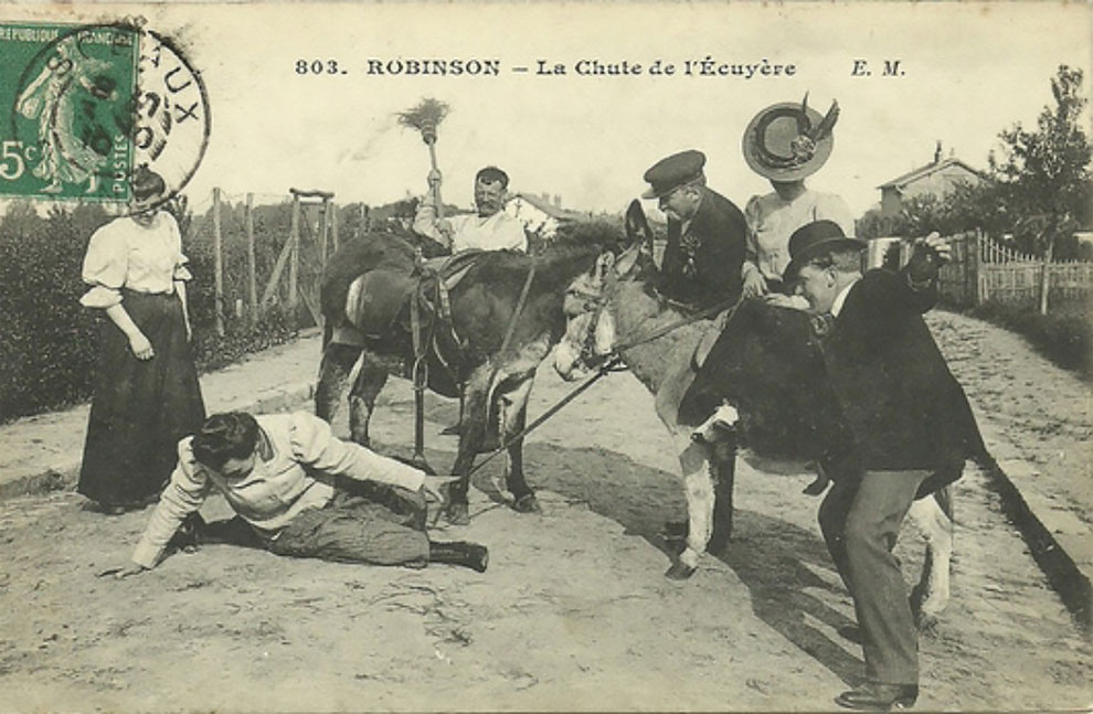 Des gens tombant des ânes dans des cartes postales vintage de Le Plessis-Robinson Des gens tombant des anes dans des cartes postales vintage de Le Plessis Robinson 16 Des-gens-tombant-des-anes-dans-des-cartes-postales-vintage-de-Le-Plessis-Robinson-16