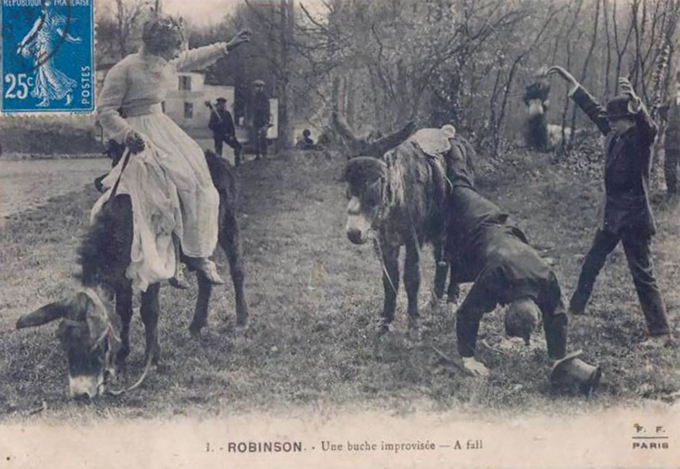 Des gens tombant des ânes dans des cartes postales vintage de Le Plessis-Robinson Des gens tombant des anes dans des cartes postales vintage de Le Plessis Robinson 9 Des-gens-tombant-des-anes-dans-des-cartes-postales-vintage-de-Le-Plessis-Robinson-9