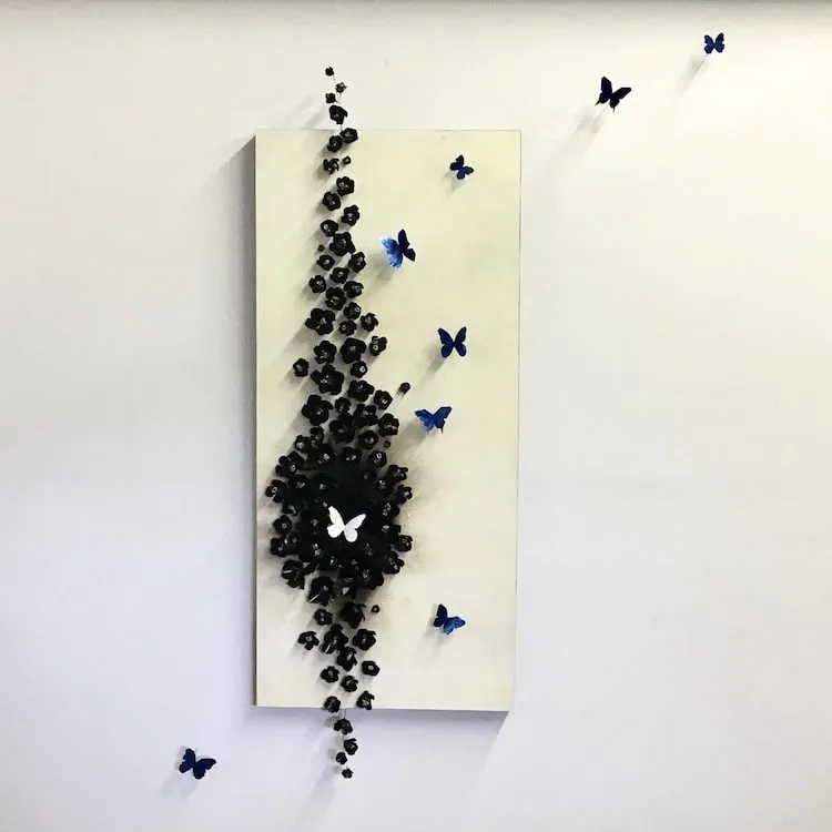 Des papillons s'échappent des cadres dans les sculptures de Vincent Salvo Des papillons s echappent des cadres dans les sculptures de Vincent Salvo 5 Des-papillons-s-echappent-des-cadres-dans-les-sculptures-de-Vincent-Salvo-5