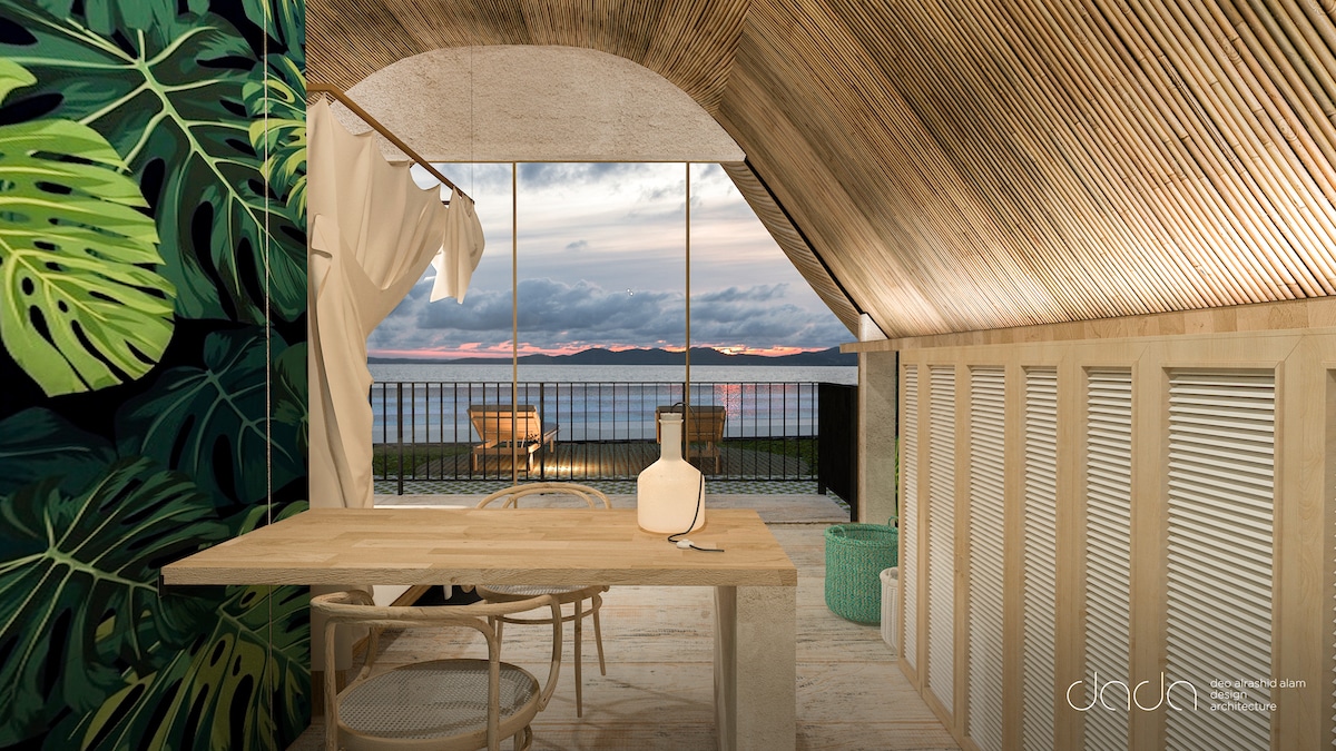 Un concept de bungalows en forme de coquillage aux Philippines Un concept de bungalows en forme de coquillage au Philippines 8 Un-concept-de-bungalows-en-forme-de-coquillage-au-Philippines-8