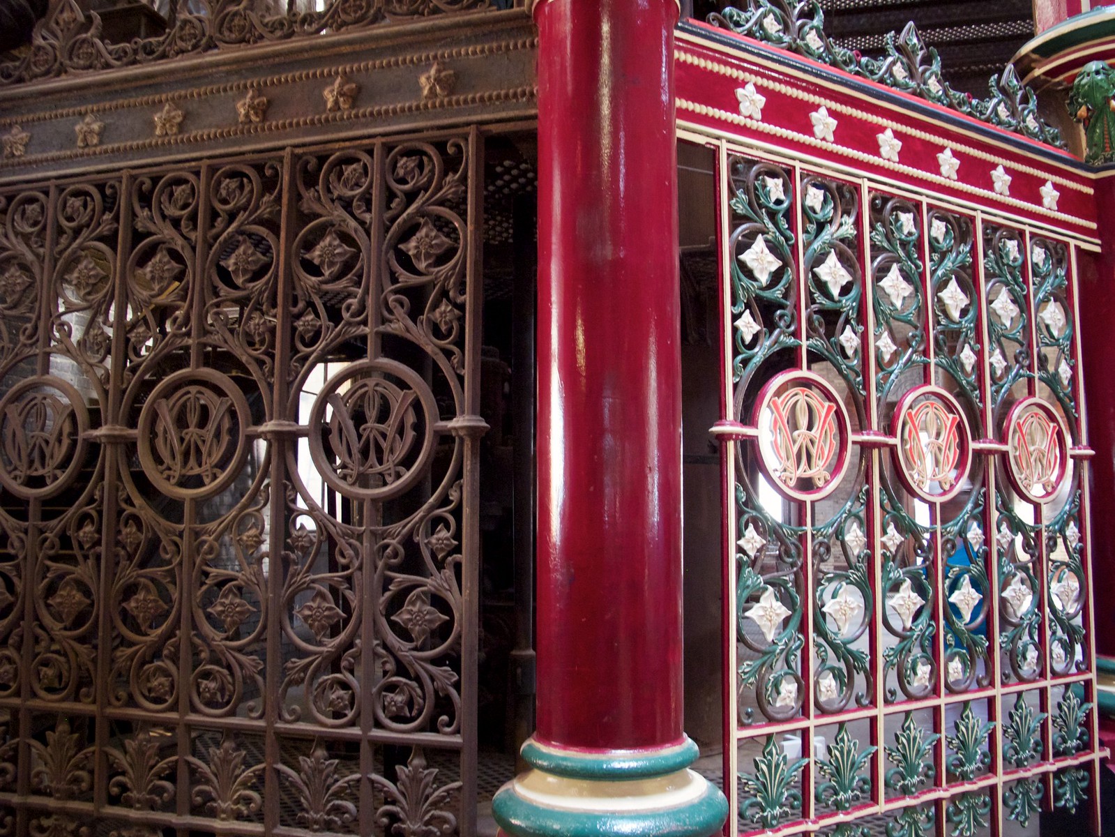 Détail de l'ntérieur de Crossness Pumping Station à Londres Détail de l'ntérieur de Crossness Pumping Station à Londres