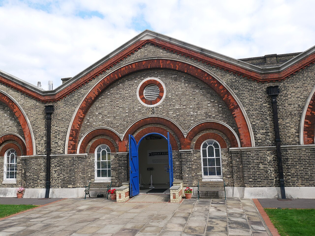 Façade de Crossness Pumping Station dans le sud-est de Londres Façade de Crossness Pumping Station dans le sud-est de Londres