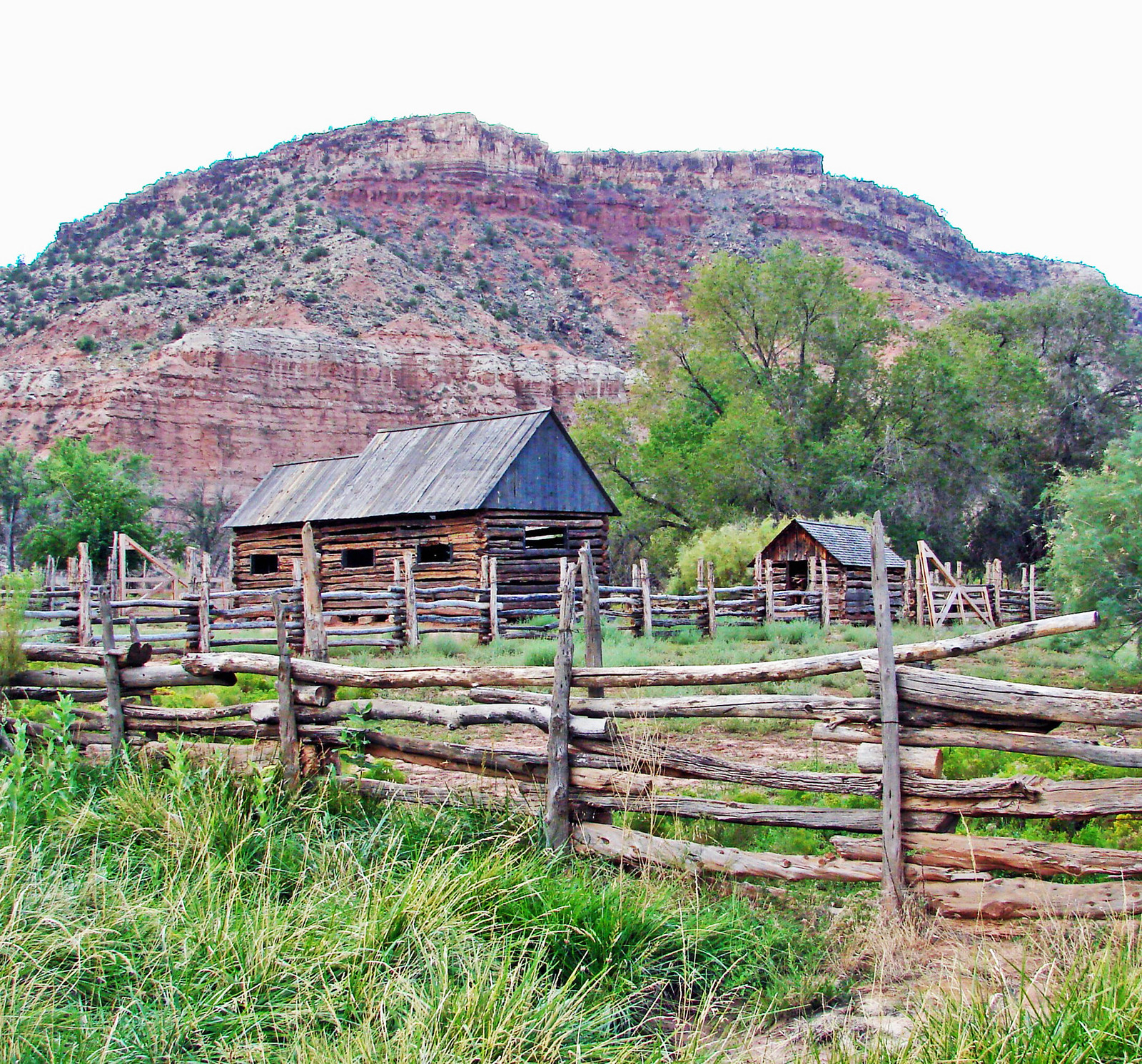 Grafton, ville fantôme de l'Utah près de Zion National Park Grafton, ville fantôme de l'Utah près du parc Zion