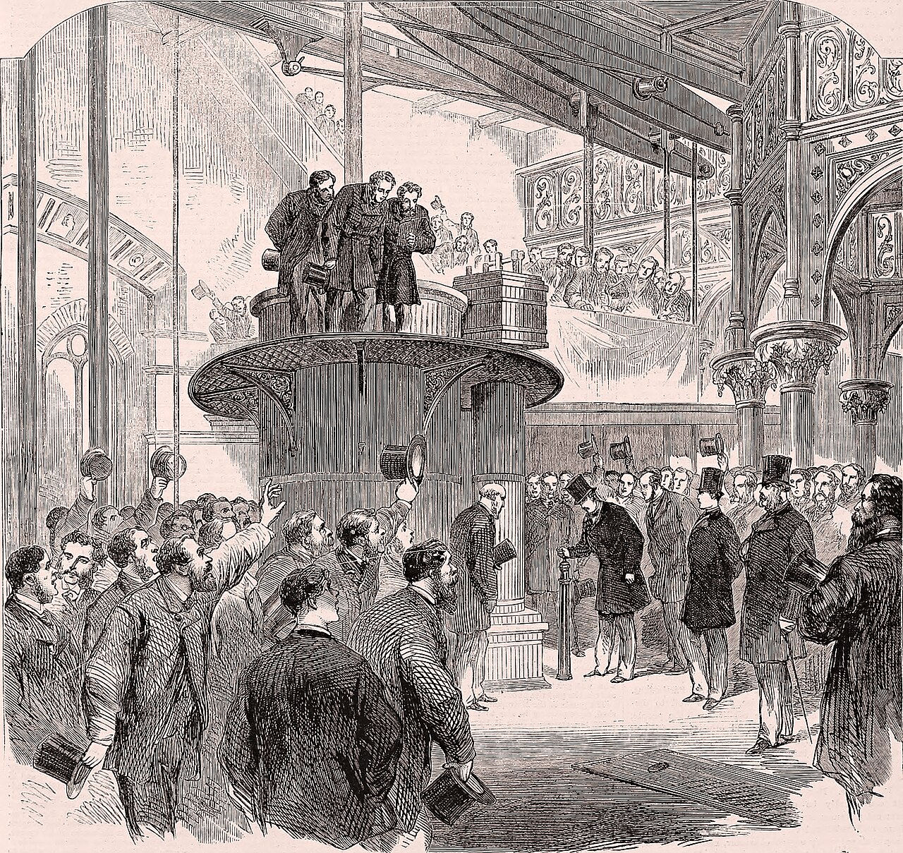 Prince de Galles inaugurant Crossness Pumping Station en 1865 Prince de Galles inaugurant Crossness Pumping Station en 1865
