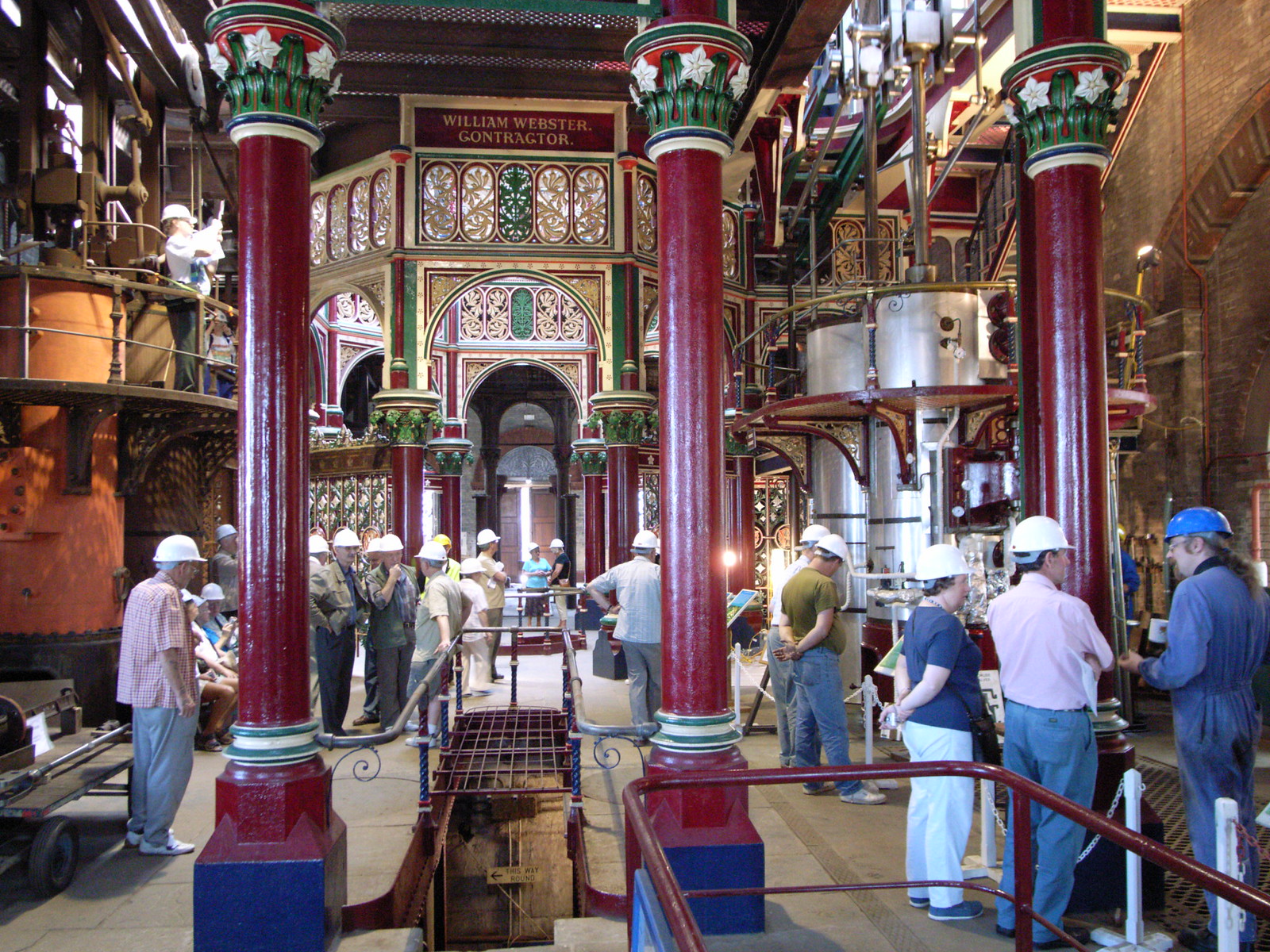 Décor intérieur en fonte de Crossness Pumping Station Décor intérieur en fonte de Crossness Pumping Station