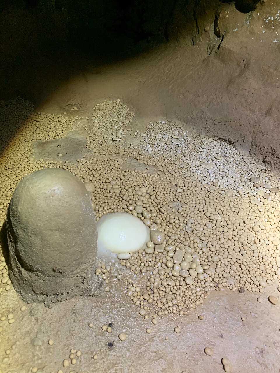 perles des cavernes en carbonate de calcium semblables à celles découvertes à Barhout perles des cavernes en carbonate de calcium semblables à celles découvertes à Barhout