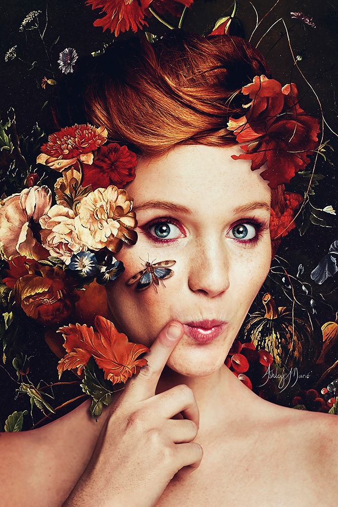 Flower Portrait - des portraits de femmes et de fleurs par Ashley Marié Flower Portrait des portraits de femmes et de fleurs par Ashley Marie 5 Flower Portrait - des portraits de femmes et de fleurs par Ashley Marie
