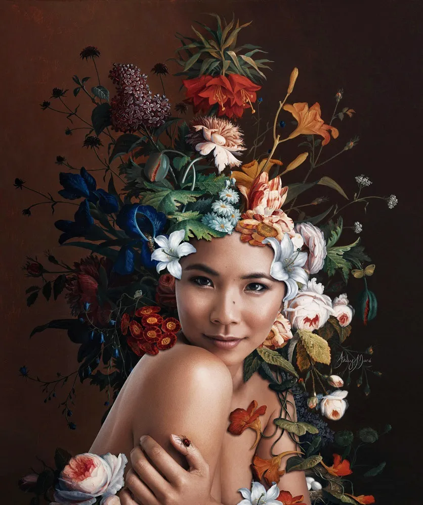 Flower Portrait - des portraits de femmes et de fleurs par Ashley Marié Flower Portrait des portraits de femmes et de fleurs par Ashley Marie 6 Flower Portrait - des portraits de femmes et de fleurs par Ashley Marie