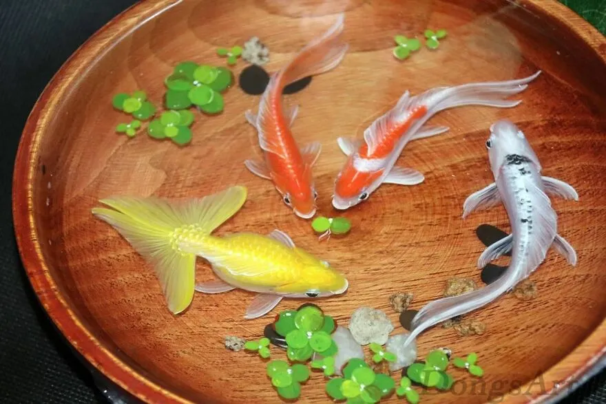 Les stupefiantes peintures en résine 3D de carpes koi et de dragons de Feif Dong Les stupefiantes peintures en resine 3D de carpes koi et de dragons de Feif Dong 7 Les stupefiantes peintures en resine 3D de carpes koi et de dragons de Feif Dong 7