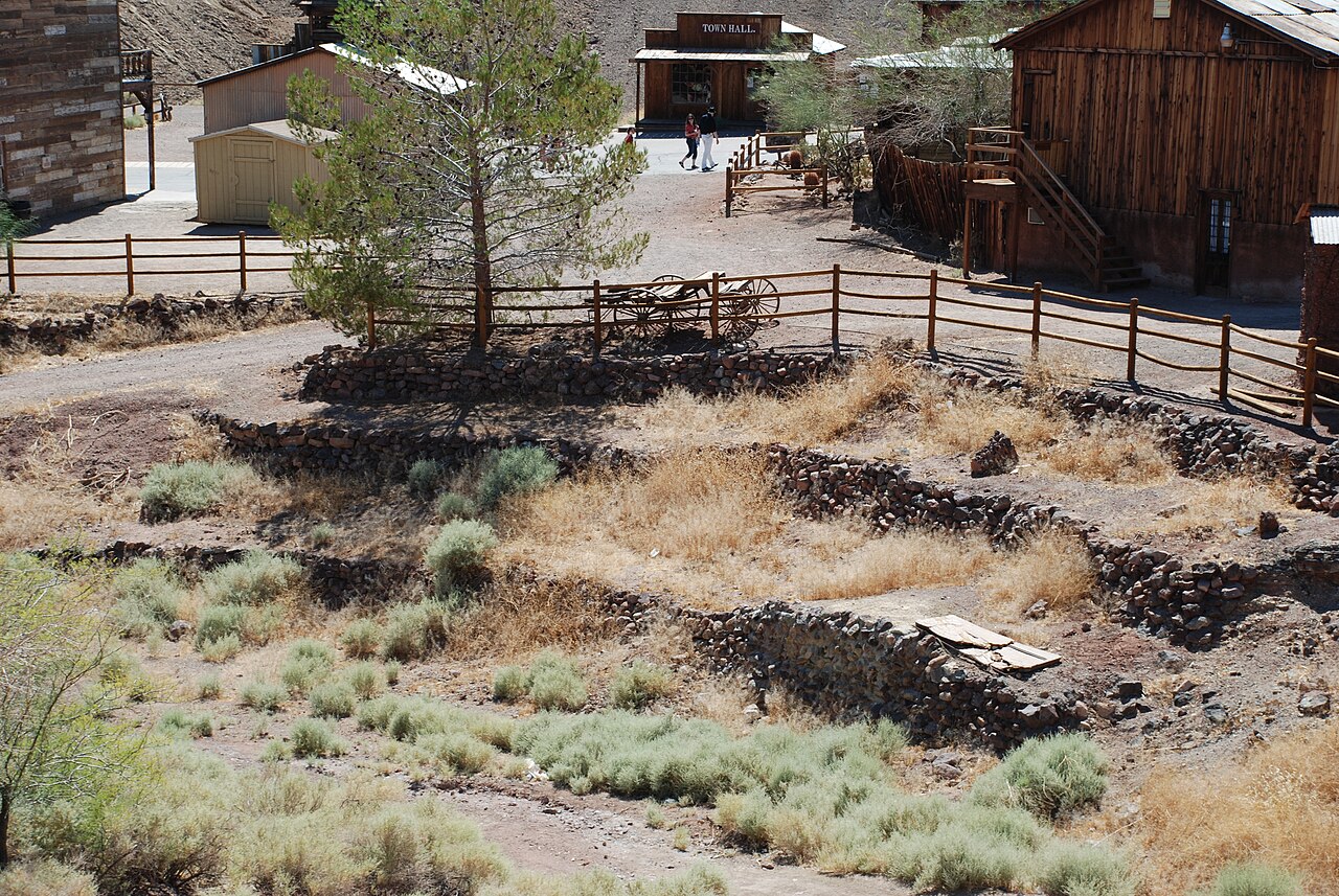 chinatown calico ghost town Ruines de l'ancien Chinatown de Calico en Californie