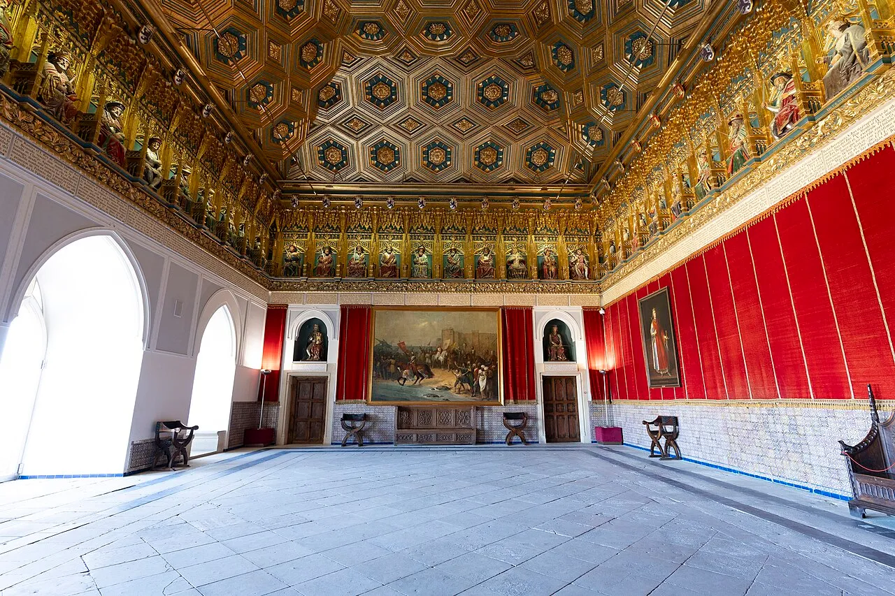 frise des souverains dans la salle des Rois de l’Alcázar de Ségovie frise des souverains dans la salle des Rois de l’Alcázar de Ségovie