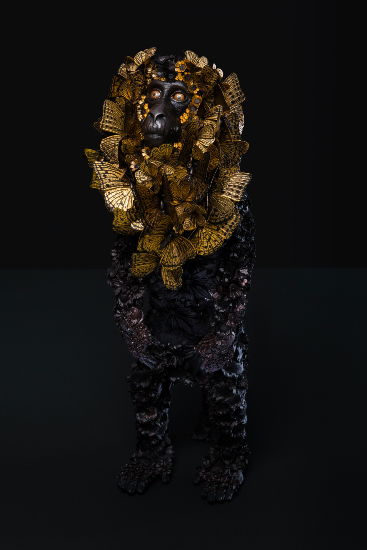 Des sculptures d’animaux en feuilles de métal par Taiichiro Yoshida De nouvelles sculptures d animaux en fleurs de metal par Taiichiro Yoshida 4 De-nouvelles-sculptures-d-animaux-en-fleurs-de-metal-par-Taiichiro-Yoshida-4