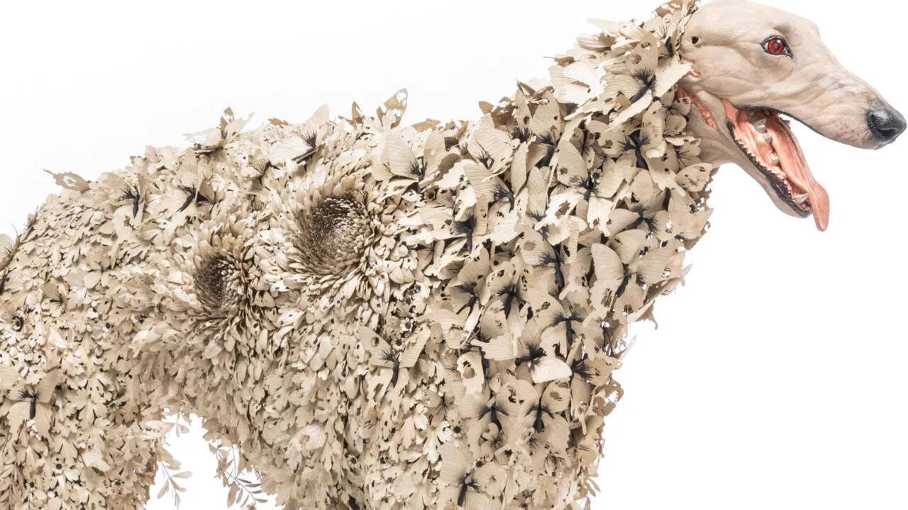 Des sculptures d’animaux en feuilles de métal par Taiichiro Yoshida Des sculptures d animaux en feuilles de metal par Taiichiro Yoshida 3 chien Des-sculptures-d-animaux-en-feuilles-de-metal-par-Taiichiro-Yoshida-3-chien