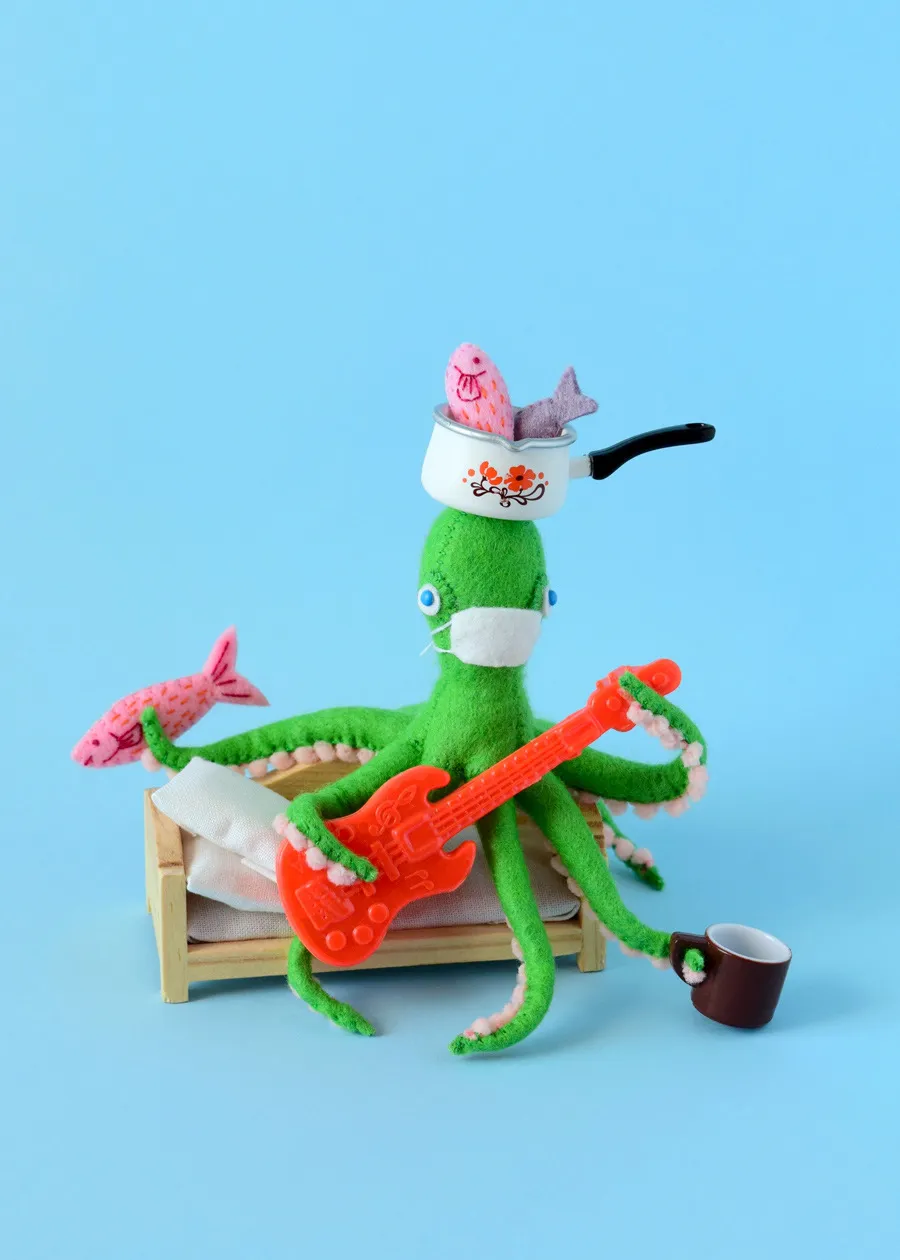 Les sculptures en peluche de Hine Mizushima Les sculptures en peluche de Hine Mizushima 12 pieuvre Les-sculptures-en-peluche-de-Hine-Mizushima-12-pieuvre