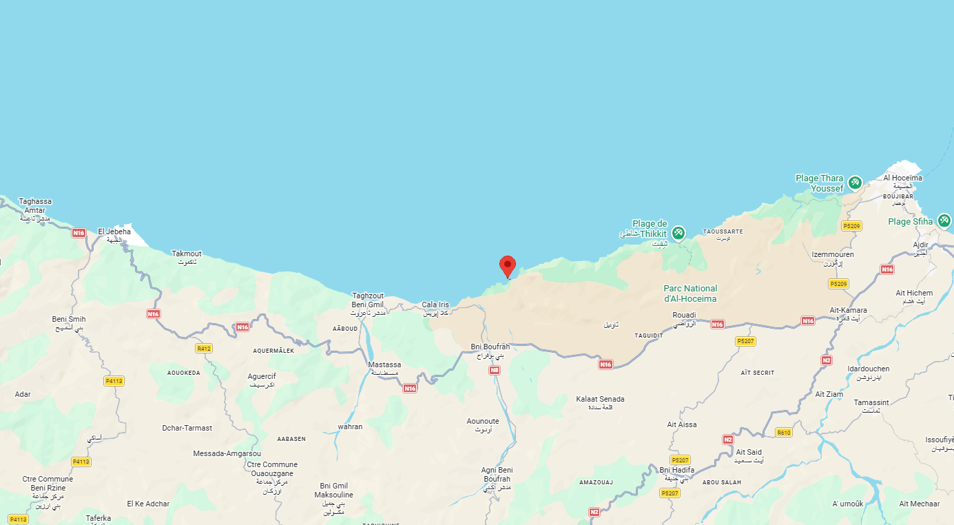 Penon de Velez de la Gomera ou rocher de Badis la plus petite frontiere du monde maps Penon de Velez de la Gomera ou rocher de Badis la plus petite frontiere du monde maps