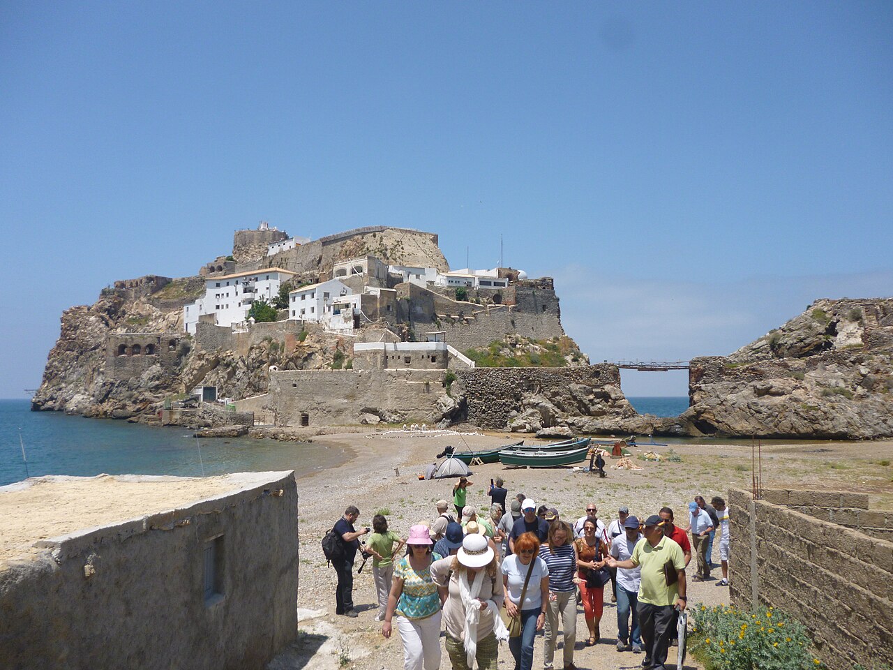 frontiere espagne maroc penon velez Courte frontière entre le Maroc et le Peñón de Vélez de la Gomera