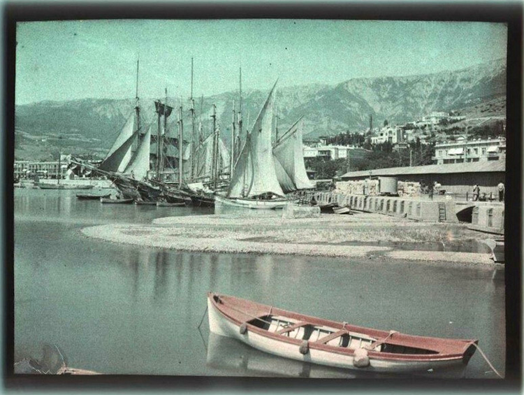 yalta 1910 autochrome Yalta photographiée en couleur par Piotr Vedenisov dans les années 1910