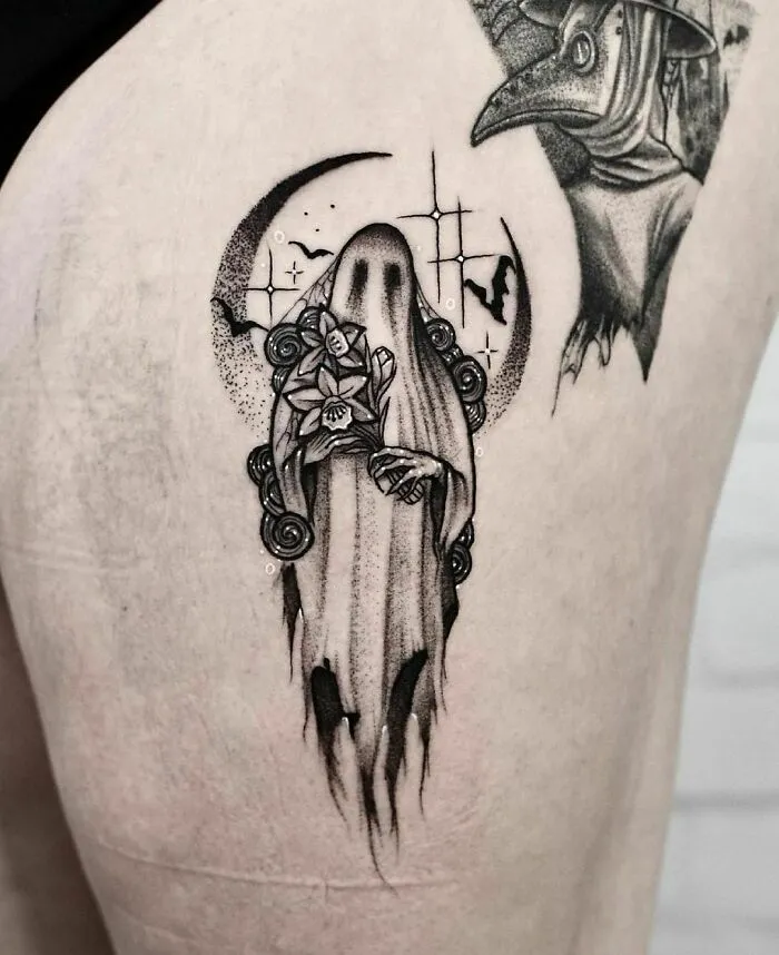 42 tatouages Halloween 30 nouveaux tatouages Halloween 13 fantome 30 nouveaux tatouages Halloween 13 fantome