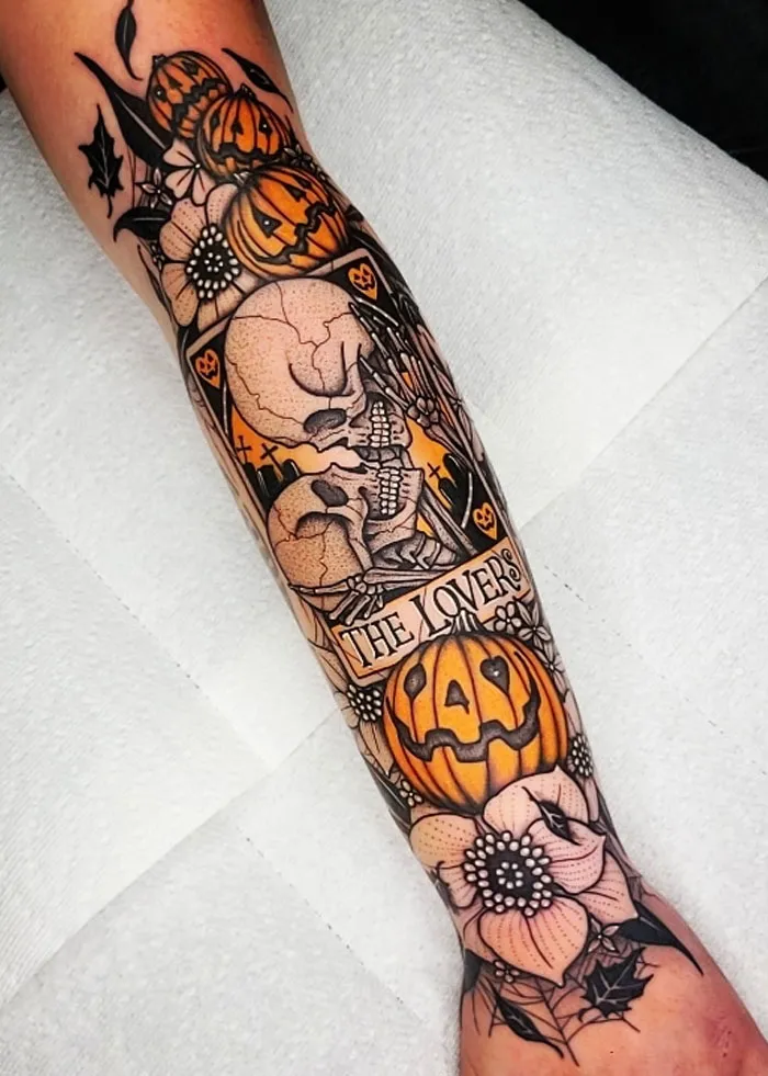 42 tatouages Halloween 30 nouveaux tatouages Halloween 19 citrouille et squelettes 30-nouveaux-tatouages-Halloween-19-citrouille-et-squelettes