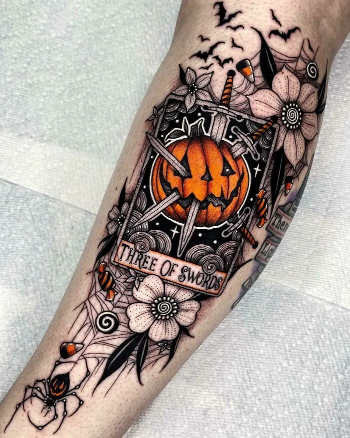 42 tatouages Halloween 30 nouveaux tatouages Halloween 2 citrouille epees 30-nouveaux-tatouages-Halloween-2-citrouille-epees