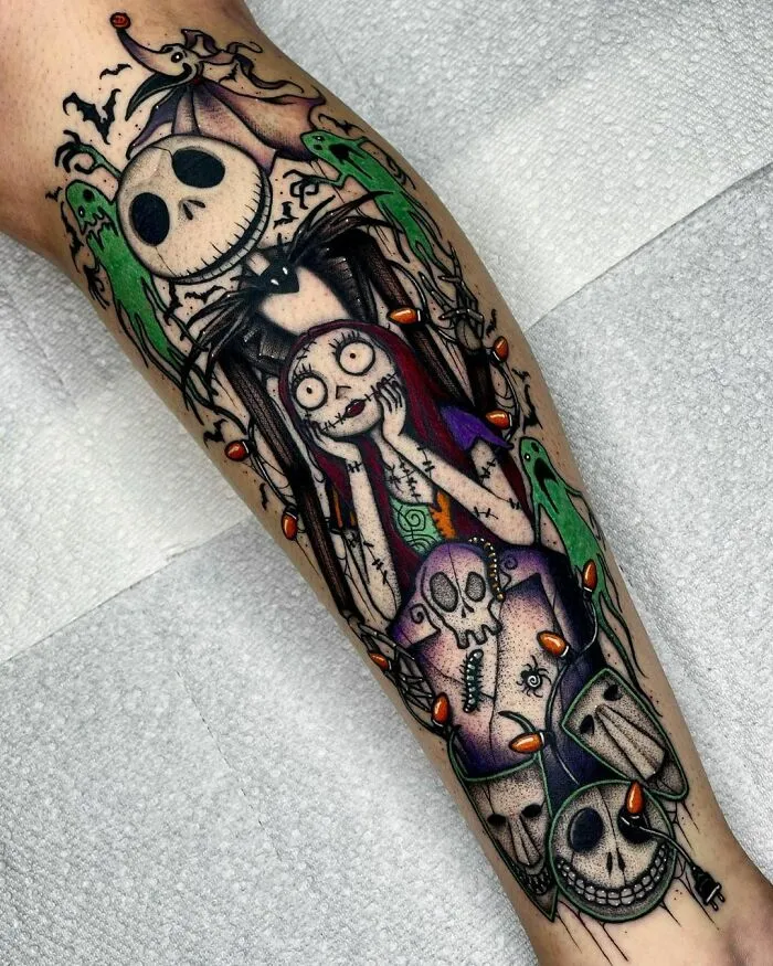 42 tatouages Halloween 30 nouveaux tatouages Halloween 7 l etrange noel de mr jack 30-nouveaux-tatouages-Halloween-7-l-etrange-noel-de-mr-jack