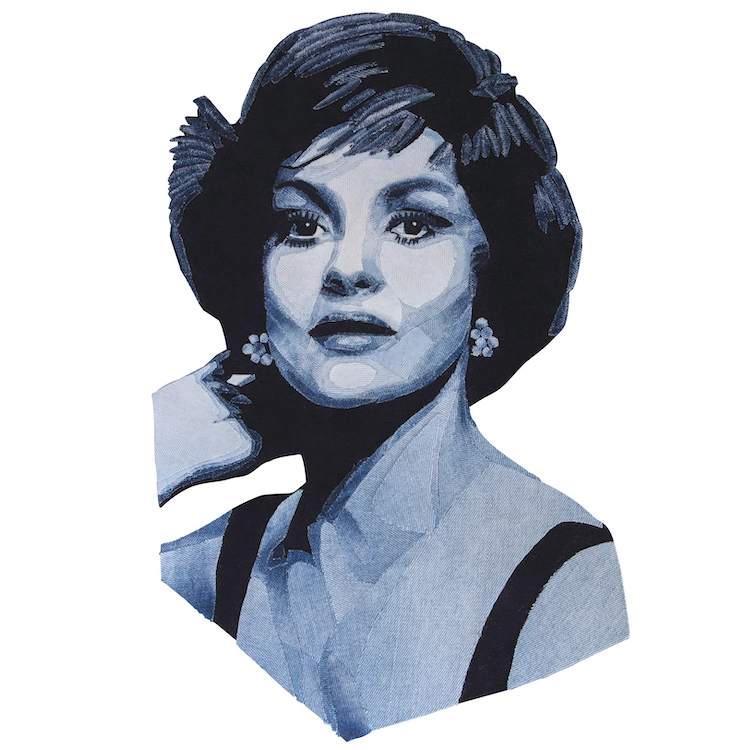 Denim Legends - des portraits en jeans par Ian Berry Denim Legends des portraits en jeans par Ian Berry 7 gina lollobrigida Denim-Legends-des-portraits-en-jeans-par-Ian-Berry-7-gina-lollobrigida