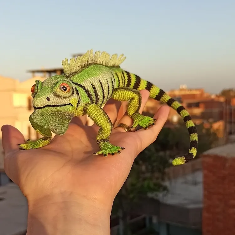 Réaliser un petit dragon barbu au crochet Realiser un petit dragon barbu au crochet 4 iguane Realiser un petit dragon barbu au crochet 4 iguane