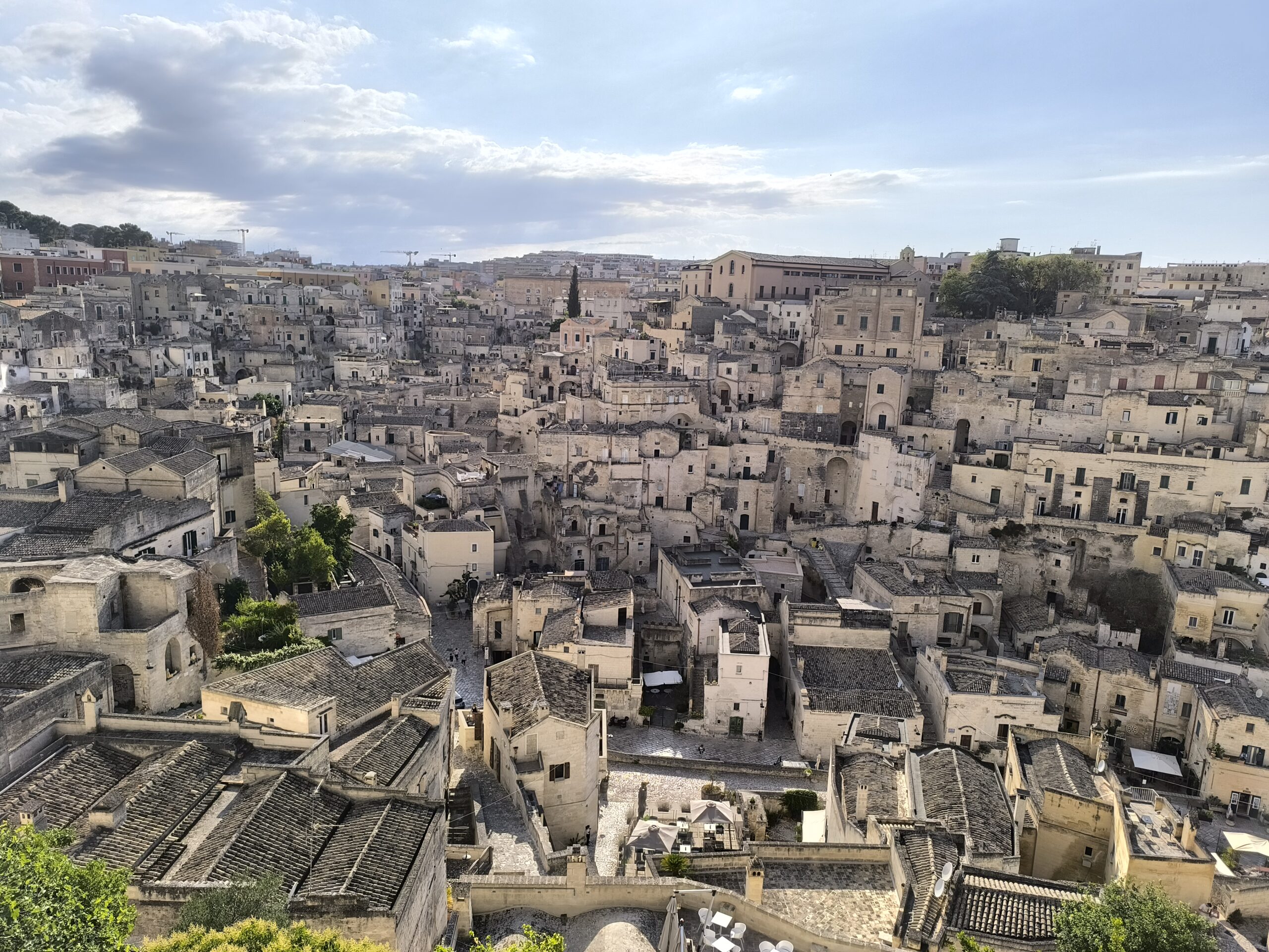 matera sassi vue panoramique Vue panoramique sur les Sassi de Matera en Basilicate