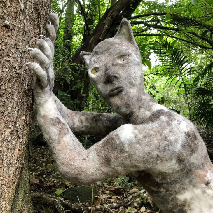 Catmen - des sculptures en poils de chat Catmen des sculptures en poils de chat catman 3 Catmen-des-sculptures-en-poils-de-chat-catman