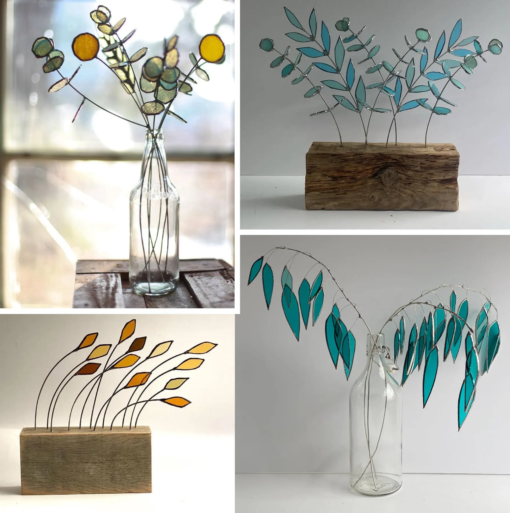 Des bouquets de fleurs en vitraux colorés des bouquets de fleurs en vitraux colores par Samantha Yates 6 des-bouquets-de-fleurs-en-vitraux-colores-par-Samantha-Yates