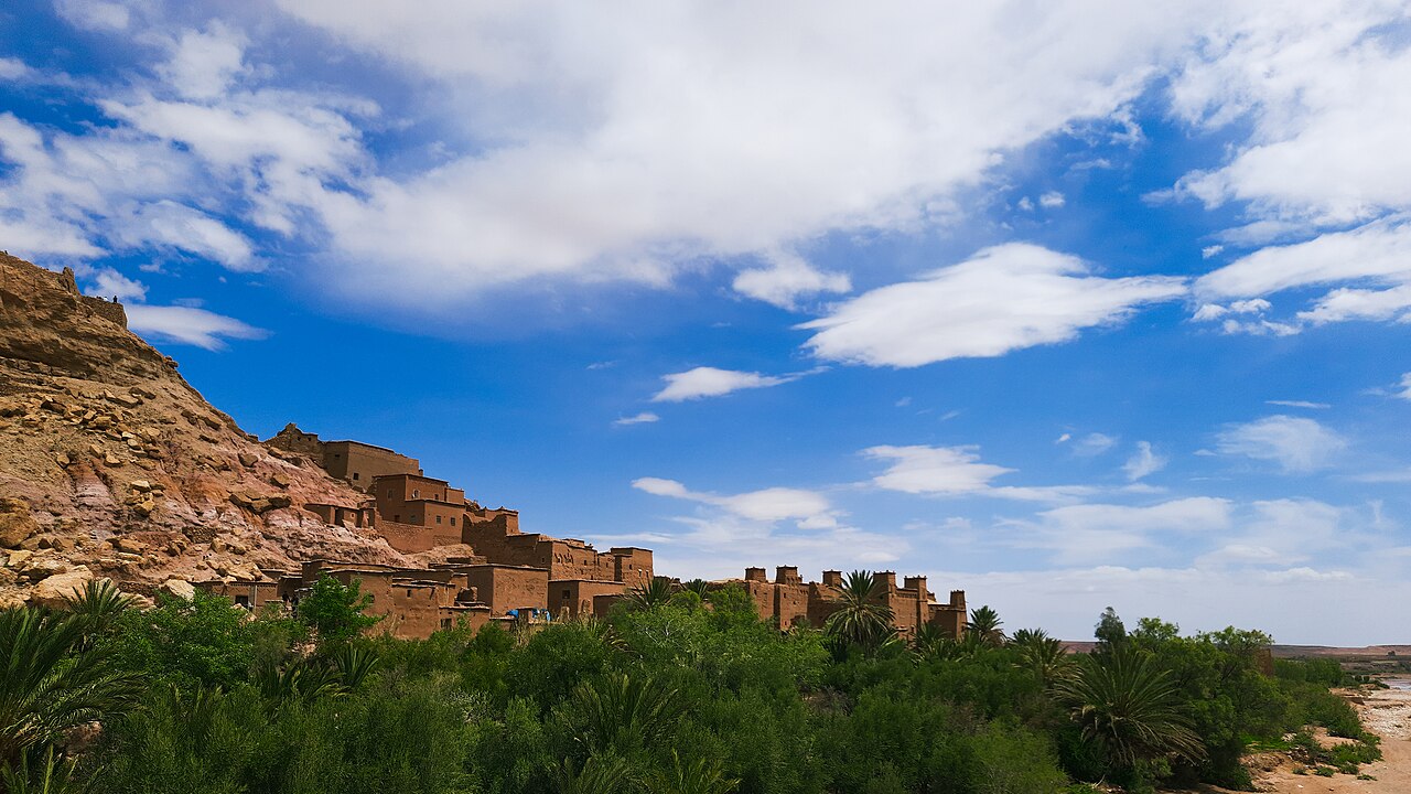ksar ait ben haddou maroc panorama Panorama du ksar d'Aït-Ben-Haddou au Maroc