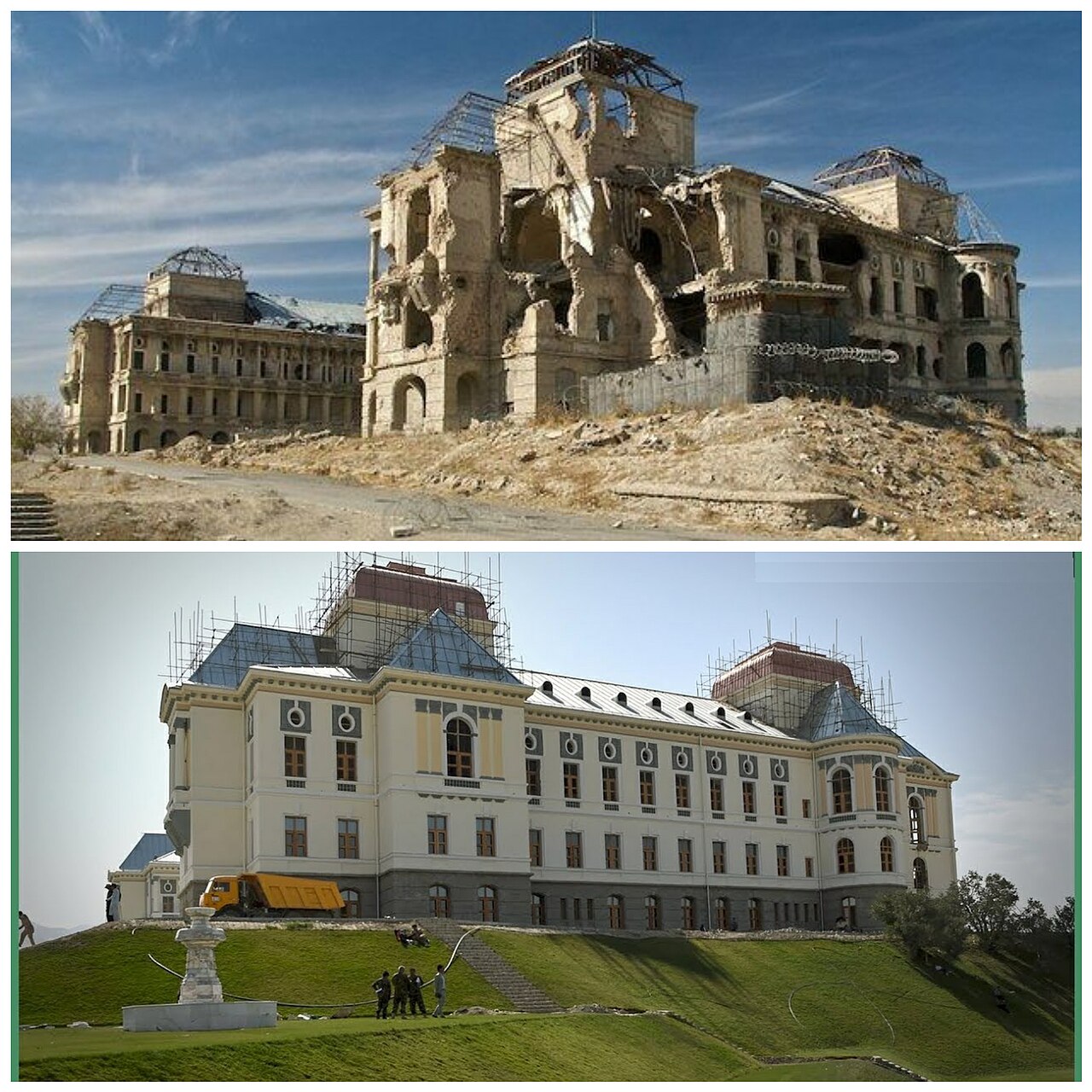 Palais Darul Aman restauré à Kaboul en 2021 Palais Darul Aman restauré à Kaboul en 2021