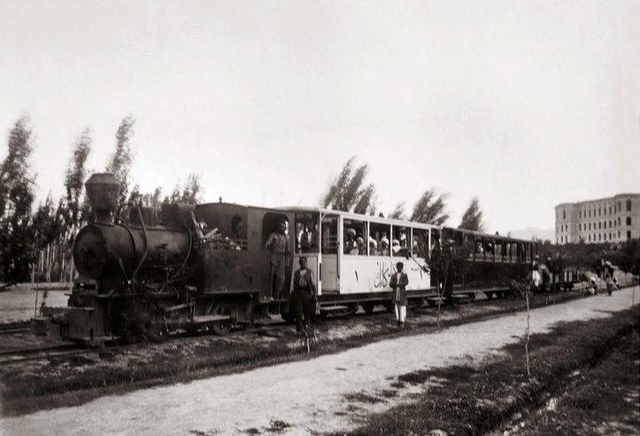 Tramway de Kaboul à Darulaman en Afghanistan en 1923 Tramway de Kaboul à Darulaman en Afghanistan en 1923