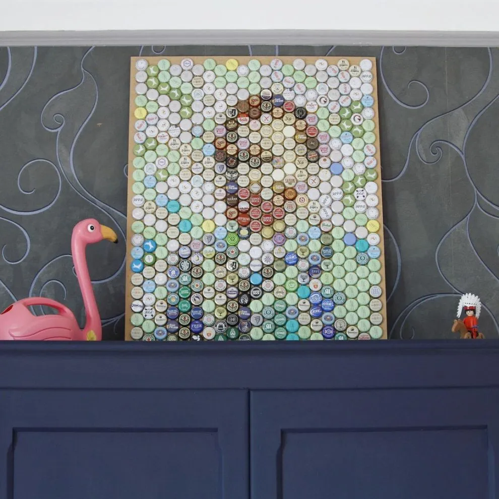 un amateur de bière réalise des portraits en capsules de bière un amateur de biere realise des portraits en capsules de biere 5 van gogh6 un-amateur-de-biere-realise-des-portraits-en-capsules-de-biere-5-van-gogh