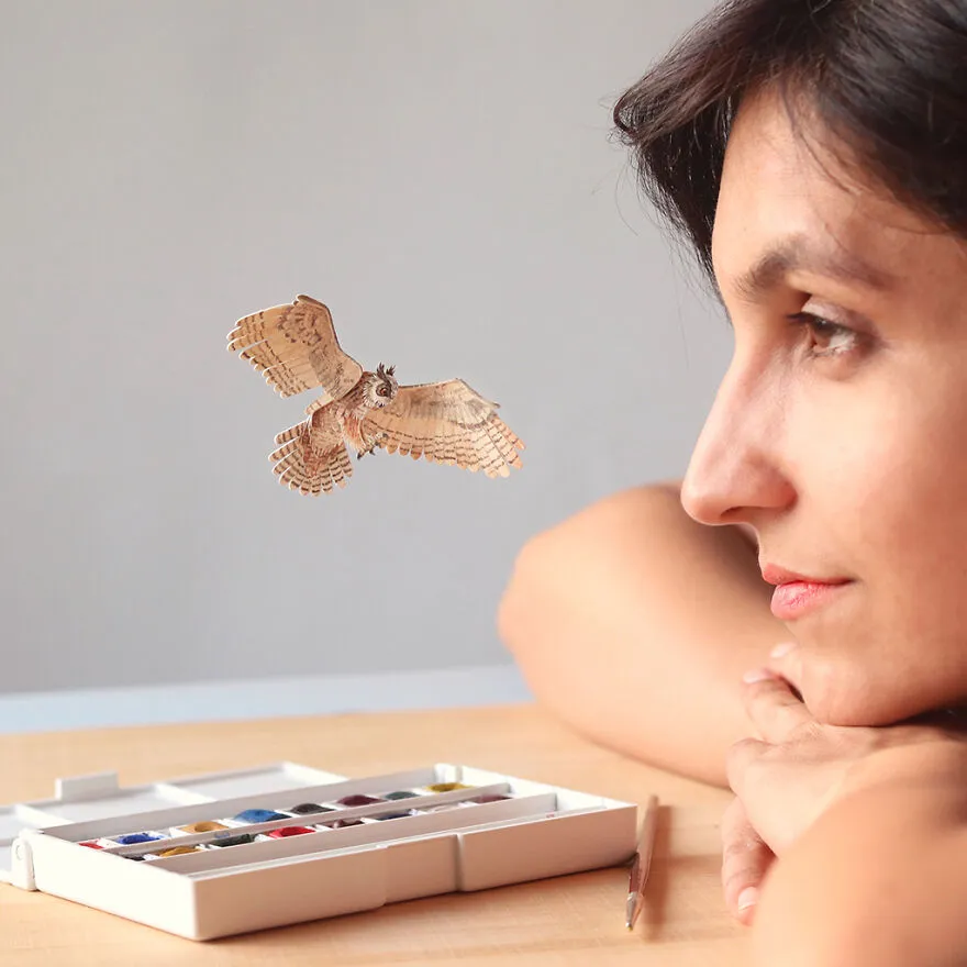 Des animaux de papier miniatures pour sensibiliser à la vie sauvage Des animaux de papier miniatures pour sensibiliser a la vie sauvage 11 Des-animaux-de-papier-miniatures-pour-sensibiliser-a-la-vie-sauvage