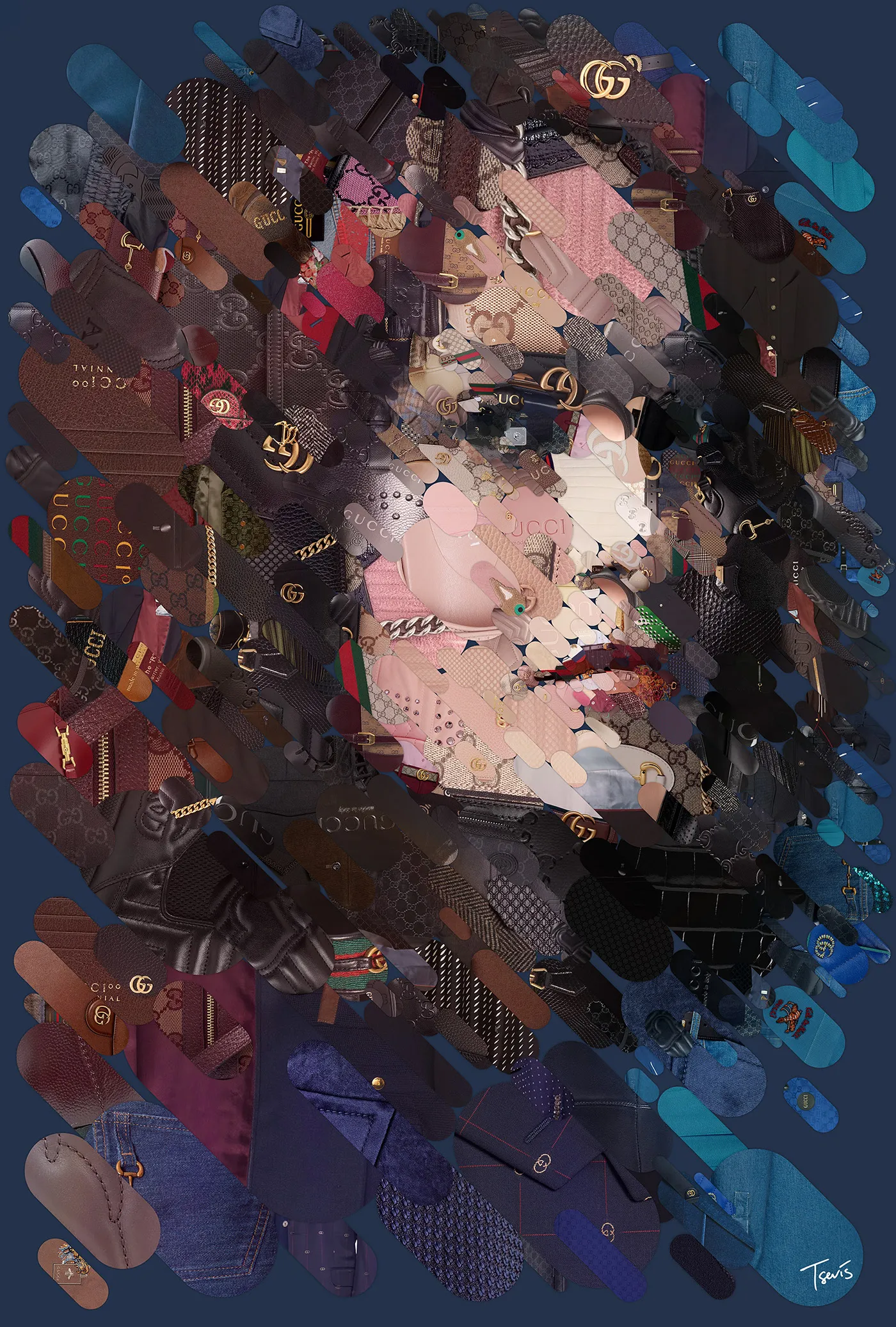 Des portraits des personnages de House of Gucci en mosaiques Des portraits des personnages de House of Gucci en mosaiques 5 salma hayek pina auriemma Des-portraits-des-personnages-de-House-of-Gucci-en-mosaiques-5-salma-hayek-pina-auriemma