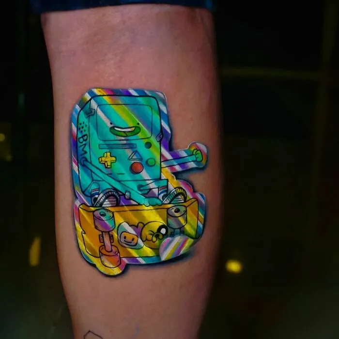 Les tatouages style stickers holographiques d'un artiste brésilien Les tatouages style stickers holographiques d un artiste bresilien tattoo clayton dias 3 Les-tatouages-style-stickers-holographiques-d-un-artiste-bresilien-tattoo-clayton-dias