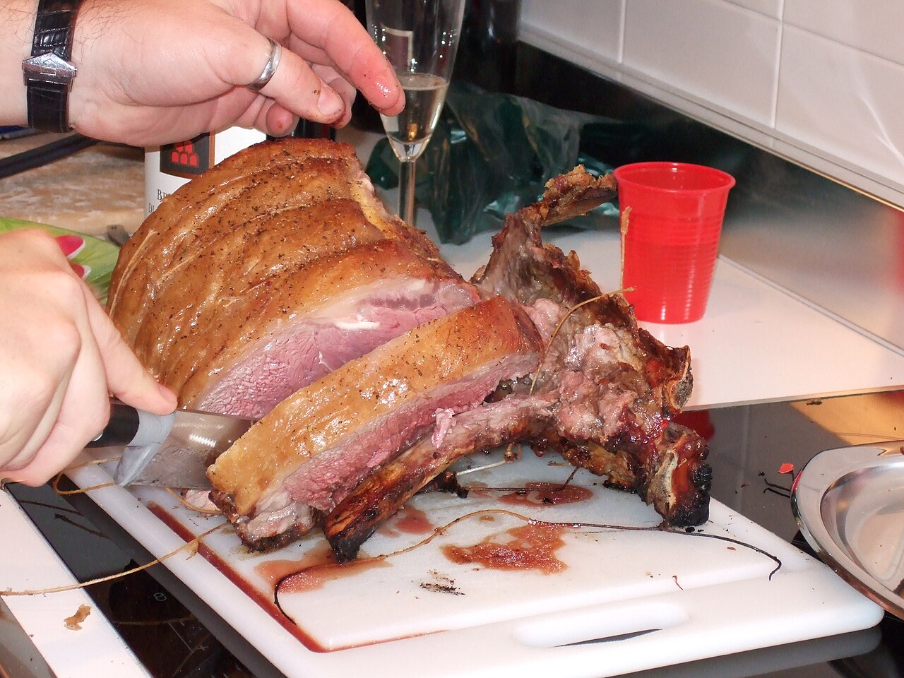 Pièce de viande de bovin Chianina en Italie Pièce de viande de bovin Chianina en Italie