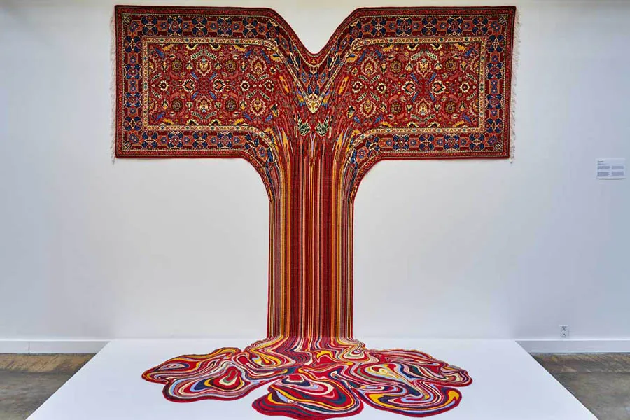De nouveaux tapis dégoulinants par Faig Ahmed De nouveaux tapis degoulinants par Faig Ahmed 5 De-nouveaux-tapis-degoulinants-par-Faig-Ahmed-5
