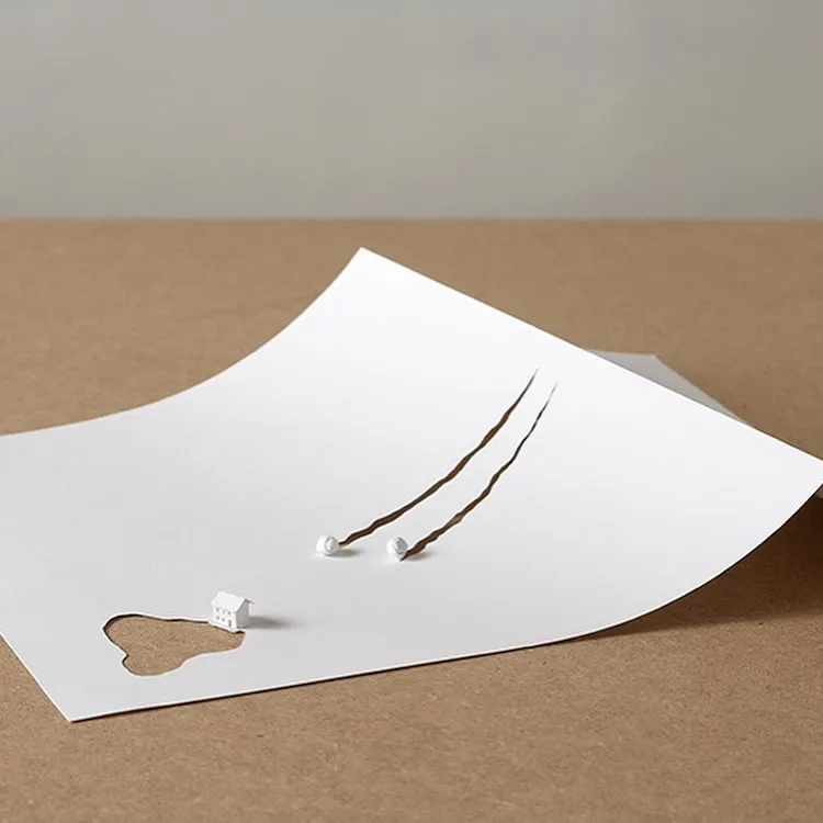 Des étonnants bâtiments miniatures avec une seule feuille de papier Des etonnants batiments miniatures avec une seule feuille de papier A4 Peter Callesen 11 Des-etonnants-batiments-miniatures-avec-une-seule-feuille-de-papier-A4-Peter-Callesen